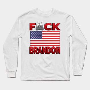 F-CK BRANDON FREEDOM CONVOY - TRUCKERS FOR FREEDOM - USA FREEDOM CONVOY 2022 TRUCKERS RED LETTERS Long Sleeve T-Shirt